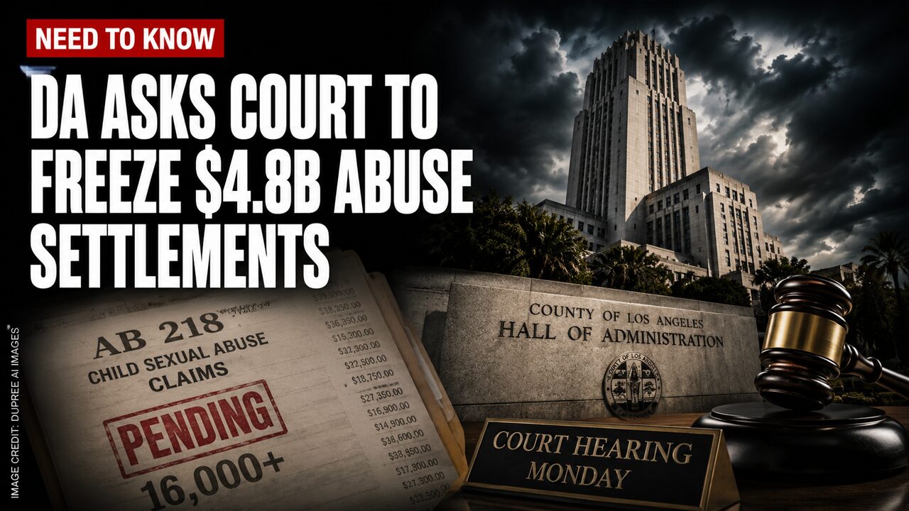 LA County Abuse Settlement: DA Seeks $4.8B Freeze