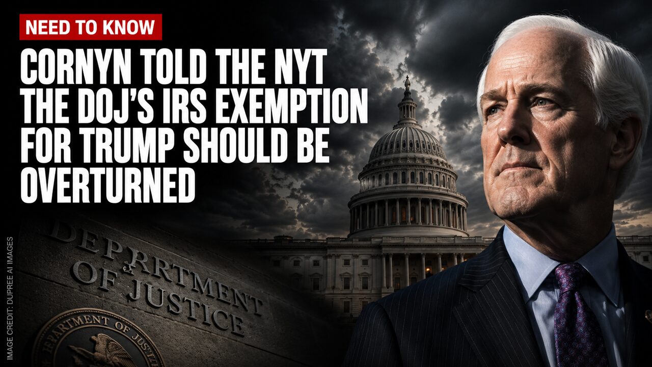 Cornyn Targets Trump's IRS Shield With Nothing Left to Lose