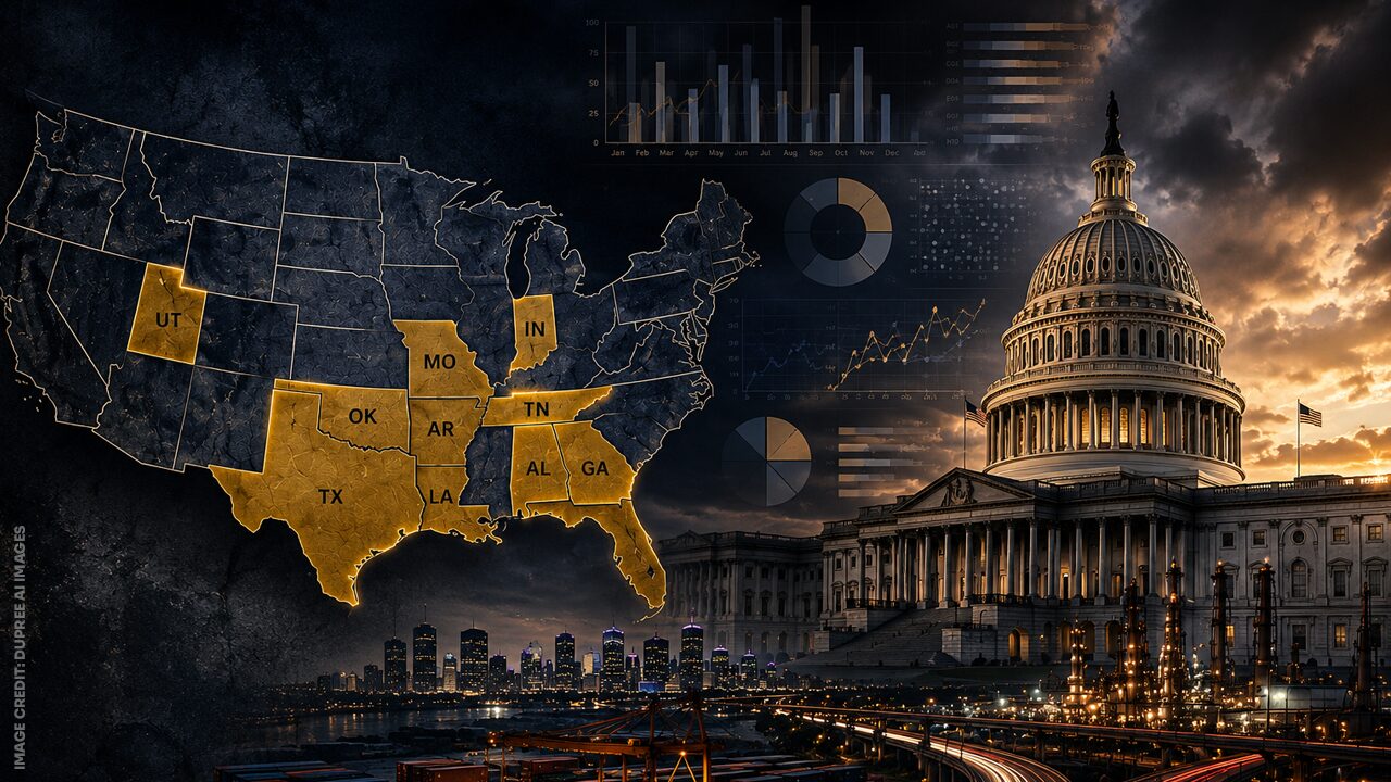 CNBC's Worst-States List Sorts Perfectly by Party